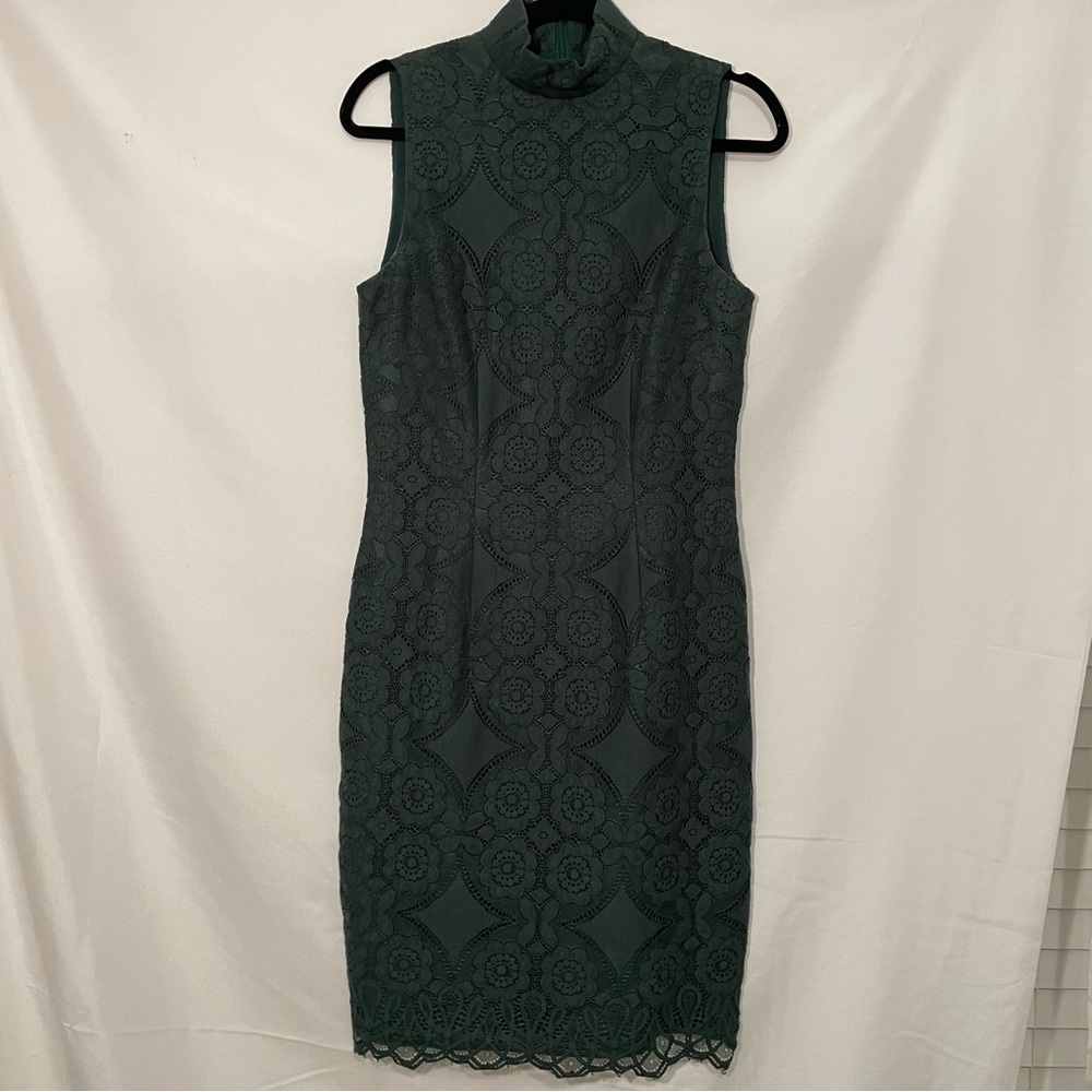Emerald Green Lace Dress